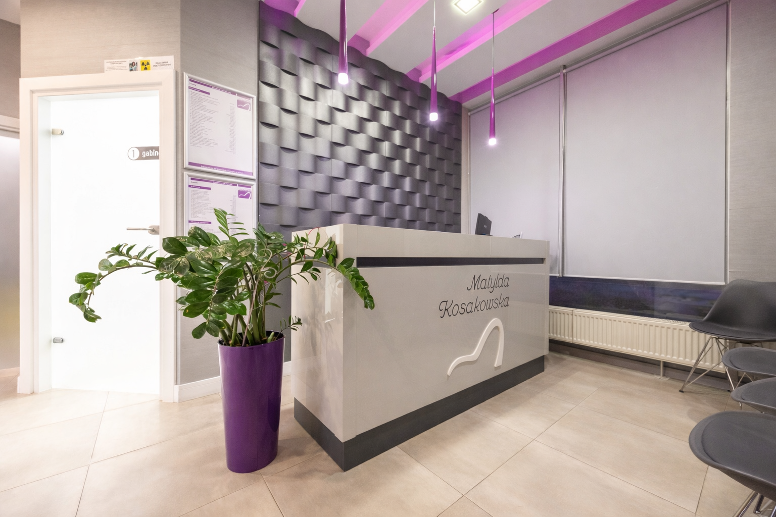 Recepcja - Dentysta Olsztyn, Stomatolog Kosakowska, Klinika Stomatologiczna Matylda Kosakowska
